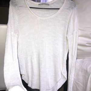White Zara Knit Long Sleeve